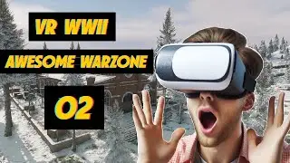 3D SBS IMMERSIVE First Person VR Split Screen 🎮 WWII warzone Allies VS Axis 02 #vr  #sbs