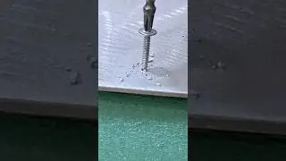Drill Straight Into Aluminium or Metal | Self Drilling Screw| Wood Screw #diy #youtubeshorts #shorts