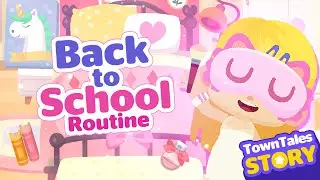 Back To School Routine🙋| Life Story in TownTales