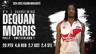 Dequan Morris 6&rsquo;4 Guard/Wing (Pully)