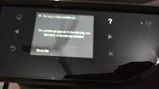 Hp officejet 7612 printhead issue 
