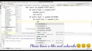 How to do Event handling in pygame python , Moving a object