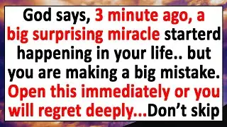 🧾God says, 3 minute ago a big surprising miracle started happening in your life. Bur you are making.