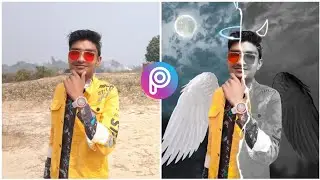 Angel VS Devil Photo Editing | In PicsArt Photo Editing App || Aadi Edition ||