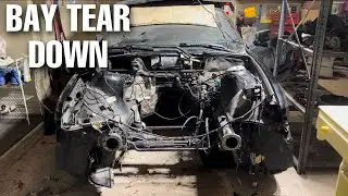 Stripping E36 Engine Bay Clean