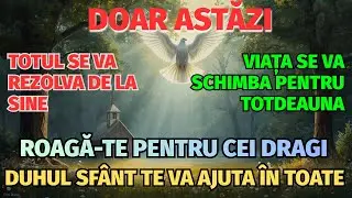 23 IANUARIE — DUHUL SFÂNT TE AȘTEAPTĂ ȘI TE VA SPRIJINI ÎN TOATE! RUGAȚI-VĂ PENTRU CEI DRAGI!