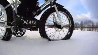 Fat Bike 2016-01-17 Deep Snow on Ice