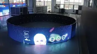 YuChip Circle LED Screen and Round LED Display for Outdoor and Indoor (500x500mm LED Cabinet)