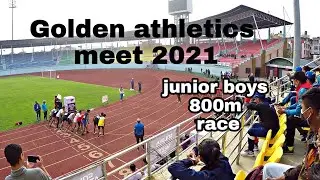Goldel athletics Meet 2021|| junior 800m sprint || Dhasarath studiom|| running nepal
