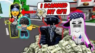 😭 MY STEP BROTHER EXPOSED MY SCAMMER BOYFRIEND 🎮 #roblox #robloxstory