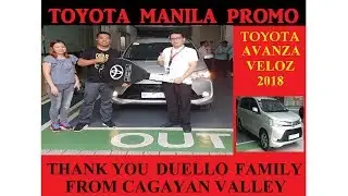 THANK YOU DUELLO FAMILY FROM CAGAYAN VALLEY | TOYOTA MANILA PROMO RELEASE