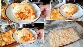 بأكثر تفاصيل ونصائح دقيقة وبطلب منها 😊لازانيا بالدجاج خفيفة وطايبة في حقها 😋 ريحة رمضان بدات تفوح