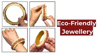 How to Make Paper Mache Clay bangle: Jewellery from Cardboard