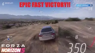 FAST DRIVING IN AUDI RS7 SPORTBACK FROM VOLCANO! - Forza Horizon 5 Eliminator EPIC WIN!!