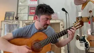 Caprichio Arabe by Tarrega on a Torres Replica by Saers Guitars