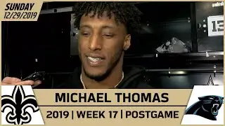 Michael Thomas Postgame After Win vs. Panthers in Week 17 | New Orleans Saints Football