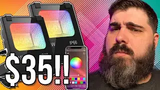 $35 Cheap RGB Lights for Video and Photos | Budget Studio Lights 2022