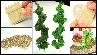 How I made these Miniature Creations for my Miniature Houses Models