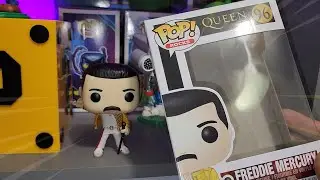 🎤 DETALHES DO Boneco Funko Pop! 96 Freddie Mercury Queen - Rocks