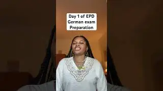Day 1 of EPD c1 German exam preparation #studywithme #german #learngerman #vienna #austria