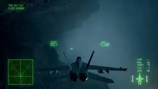 Flying through a Mountain Valley | F-18F | Ace combat 7