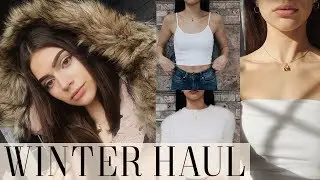 WINTER HAUL+TRY ON (Aritzia, H&M, Brandy Melville +more) Elesa Anthony
