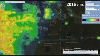 Light Radiance Trends in Eastern Collier, by the FL Panther National Wildlife Refuge (2012 - 2020)