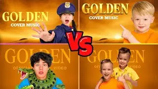VLAD AND NIKI 🆚 DIANA AND ROMA 🆚 TOYS AND COLORS 🆚 RYAN'S WORLD  x GOLDEN 🎶🎵 Who Is Best?