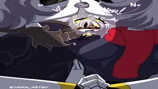 N x V kiss in front of J, but Uzi doesn't know. (MURDER DRONES) comic dub / NUZI