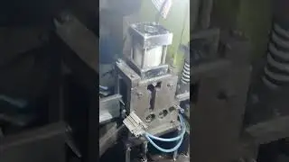 Spring coil making machine