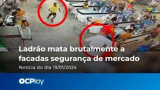 Ladr&atilde;o mata a facadas seguran&ccedil;a de mercado
