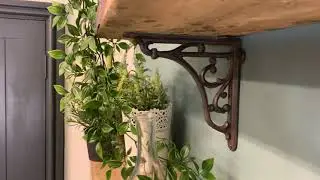 Cast Iron Ornate Shelf Bracket 18 x 18cm