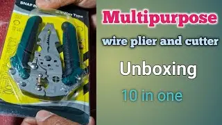 Multipurpose wire plier and cutter Unboxing and review//plier for home and professional use//Tools