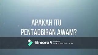 Refleksi Pengantar Pentadbiran Awam