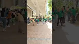 Community dance during the 18th Tuba anniversary