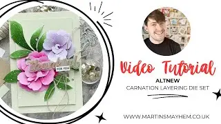 Elegant Layered Floral Thank You Card | Altenew Cardmaking Tutorial