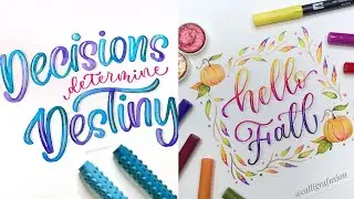 Oddly Satisfying Art Design Video Compilation | Most Satisfying Lettering and Calligraphy #26