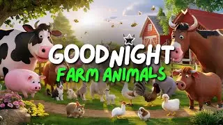 Goodnight Farm Animals - Bedtime Stories for Toddlers and Kids