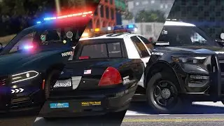 LSPDFR Dashcam Compilation 4 (GTA 5 Police Mod)