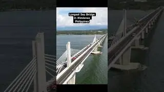The Longest Sea Bridge in Mindanao Philippines. 🇵🇭 #bridge #philippines #filipinalife