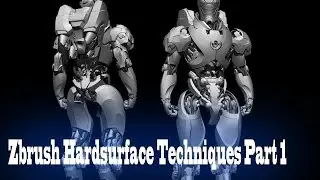 Zbrush Hardsurface Techniques part 1