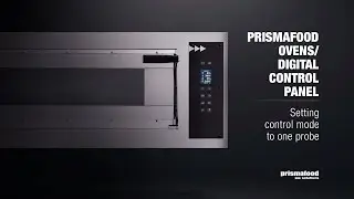 Prismafood pizza ovens | Digital control panel | Setting control mode to one probe