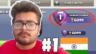 India's No.1 Trophy Pusher In Clash Of Clans - COC