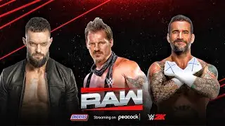 Finn Balor Vs Chris Jericho Vs CM Punk - Extreme Rules Match At WWE RAW