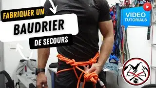 BAUDRIER DE SECOURS EN CORDE