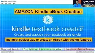 AMAZON Kindle textbook Creator by Tech N Toast