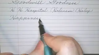 Cursive Capital H