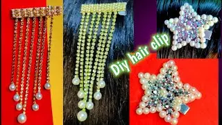 diy#beautiful unique hair clip#how to make beautiful hair clip idea#@KanchanArvind