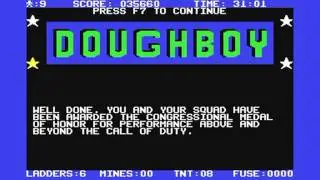 Commodore 64: Doughboy game ending by US Gold  / Ocean