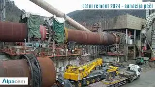 Letni remont 2024: Sanacija peči / Annual Overhaul 2024: Kiln Repair